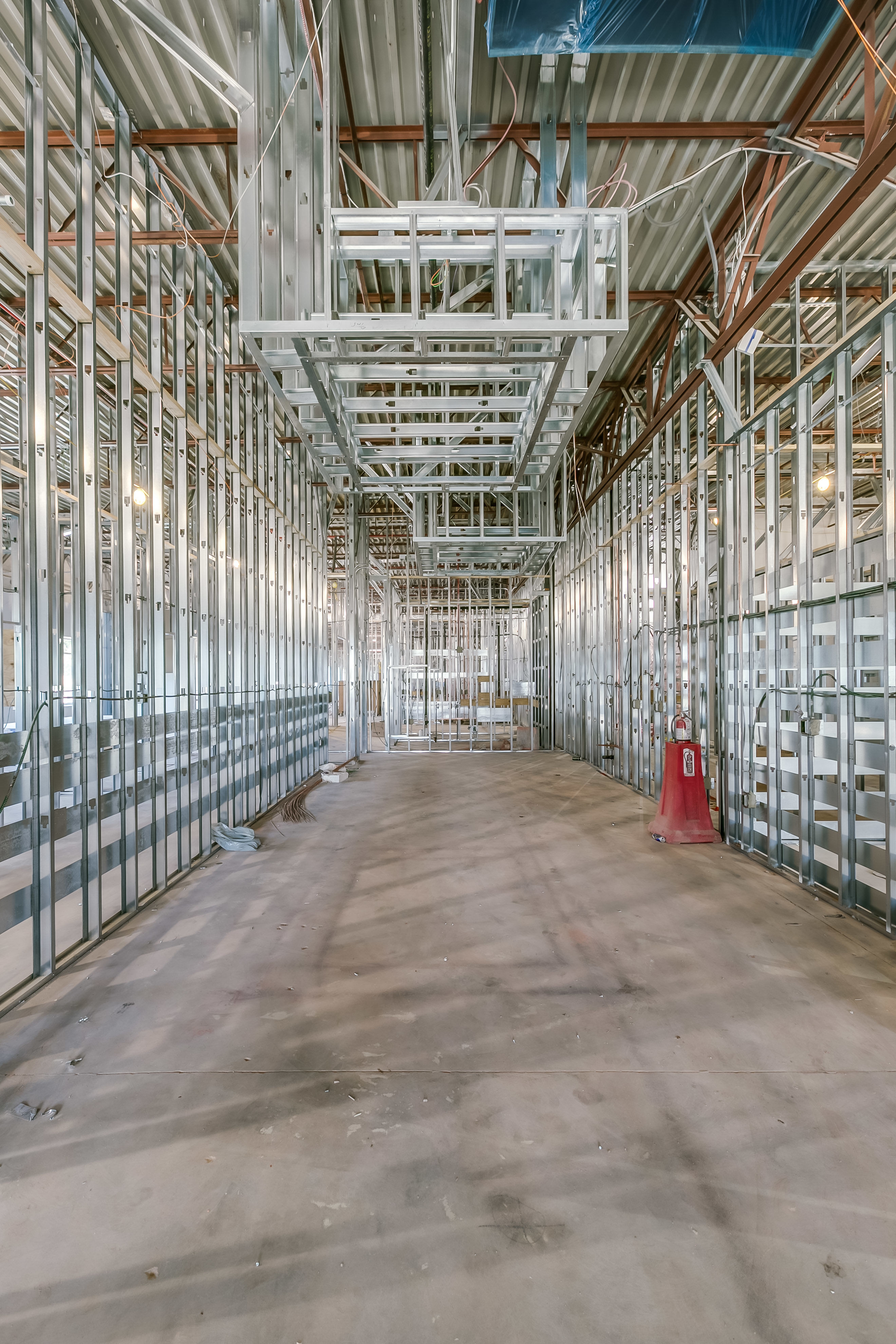 5500 East Lombard Street metal framing